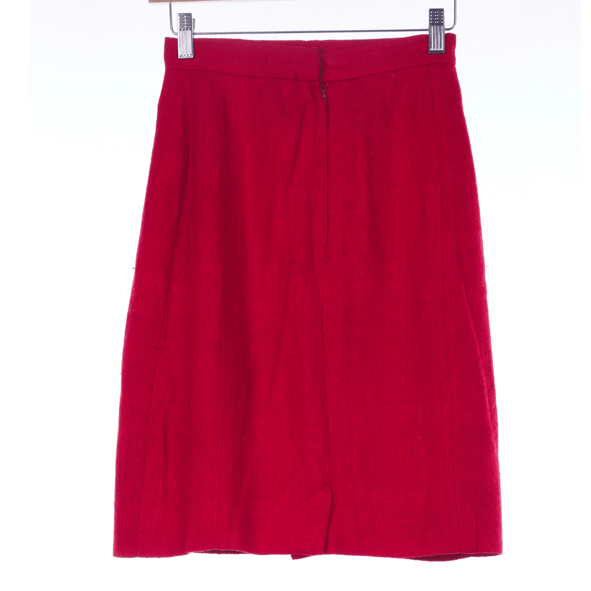 Edina Ronay 100% Red Silk Skirt UK Size 8 - Ava & Iva