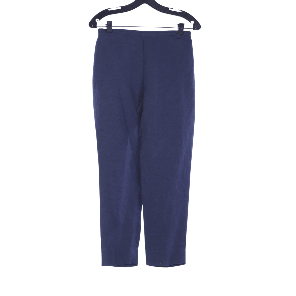 Emporio Armani Cotton Blue Cropped Trousers UK Size 10 - Ava & Iva