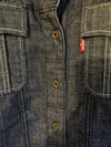 Levi Strauss Denim Long Sleeved Fitted Shirt UK Size Small - Ava & Iva