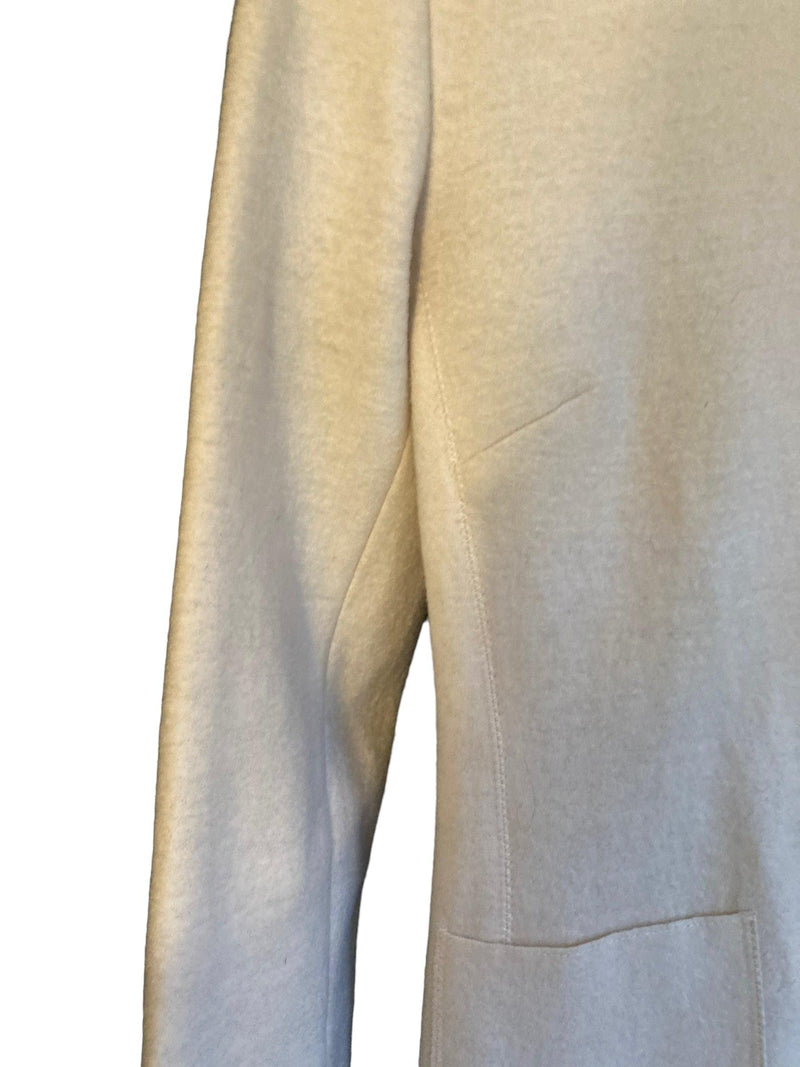 Gerard Darel Cream Long Sleeved Shirt Jacket UK Size 10 - Ava & Iva