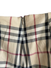 Burberry Cotton Classic Cream Checked Pattern Trousers UK Size 8