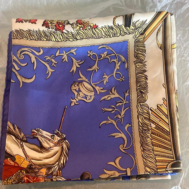 Hermes "lud mag" 90cm scarf no box - Ava & Iva