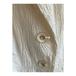 Frankenwalder Cream Embroidered Short Sleeve Jacket UK Size 18 - Ava & Iva