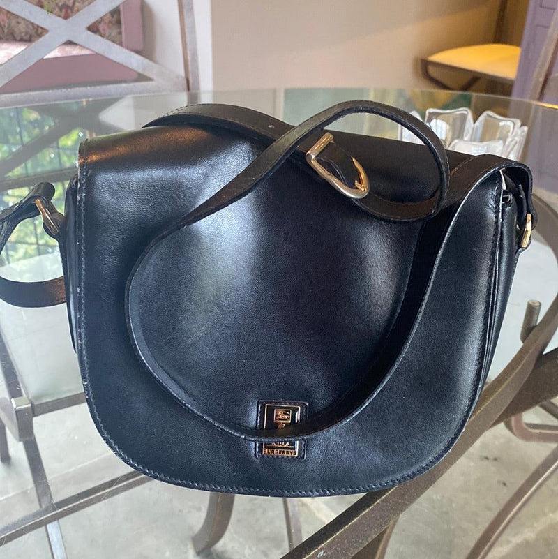 Burberrys Black Shoulder Bag - Ava & Iva