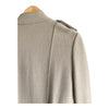 Emporio Armani Wool Grey Military Style Long Sleeved Coat UK Size 12