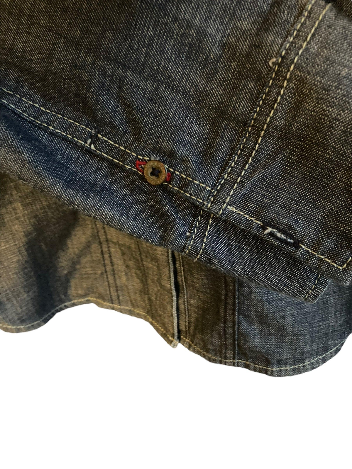 Levi Strauss Denim Long Sleeved Fitted Shirt UK Size Small - Ava & Iva