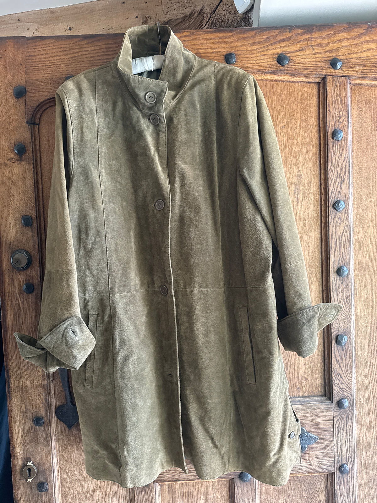 Vintage Womens Maddox Khaki Suede