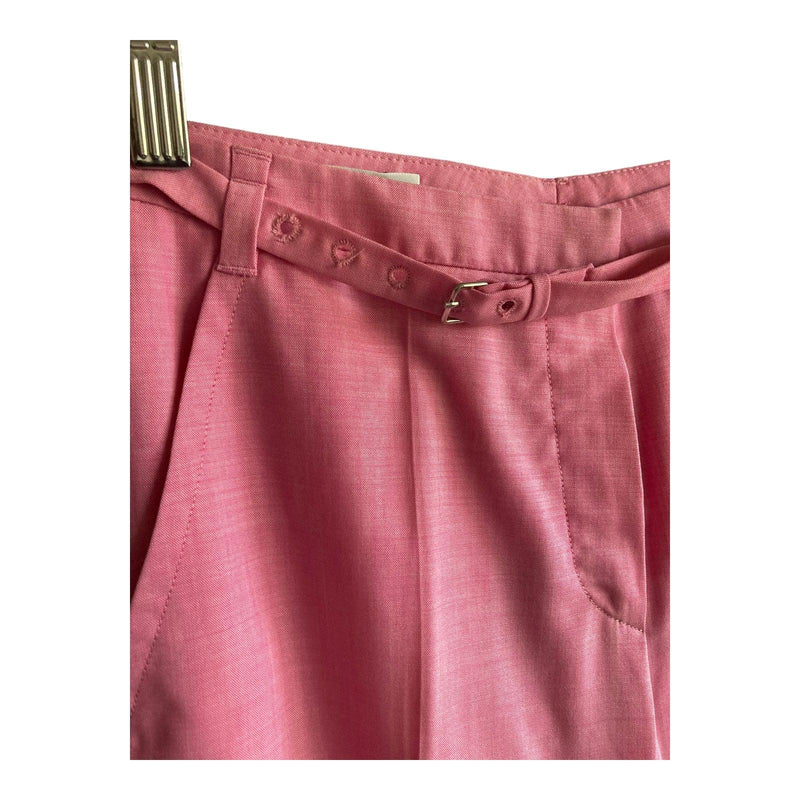 Rene Lezard Wool Pink Trousers UK Size 8 - Ava & Iva