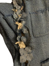 Joseph Tweed Lurex Blue & Silver Long Sleeved Jacket UK Size 10 - Ava & Iva
