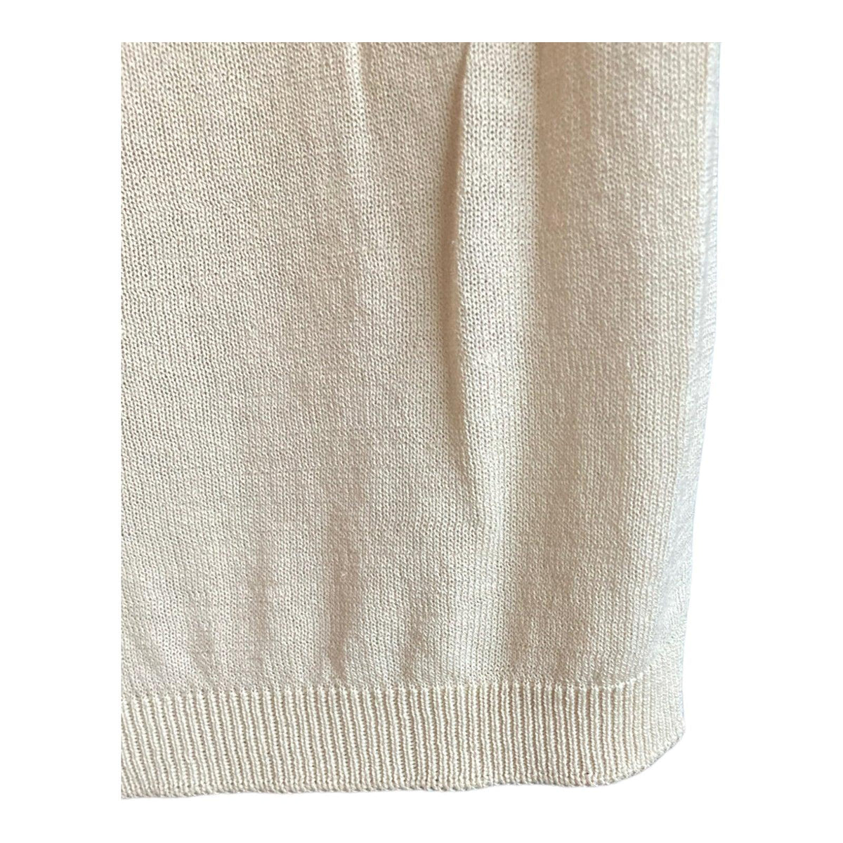 Cristina Gavioli Cotton Sleeveless Cream Dress UK Size 10 - Ava & Iva