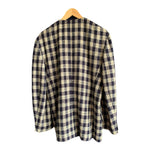 Jaeger Wool Blend Black & White Checked Long Sleeved Jacket UK Size 10 - Ava & Iva
