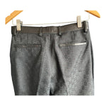 Gucci Black Monogrammed Flared Trousers UK Size 8