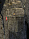 Levi Strauss Denim Long Sleeved Fitted Shirt UK Size Small - Ava & Iva