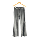Gucci Black Monogrammed Flared Trousers UK Size 8