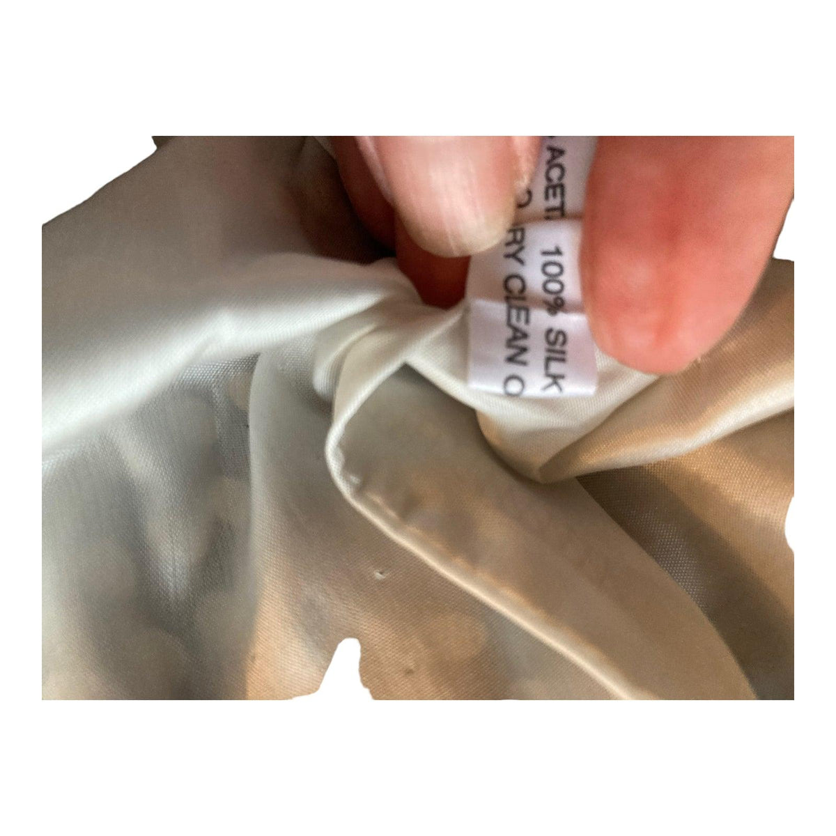 Paddy Campbell 100% Silk Grey Spotted Short Sleeved Dress UK Size 16 - Ava & Iva