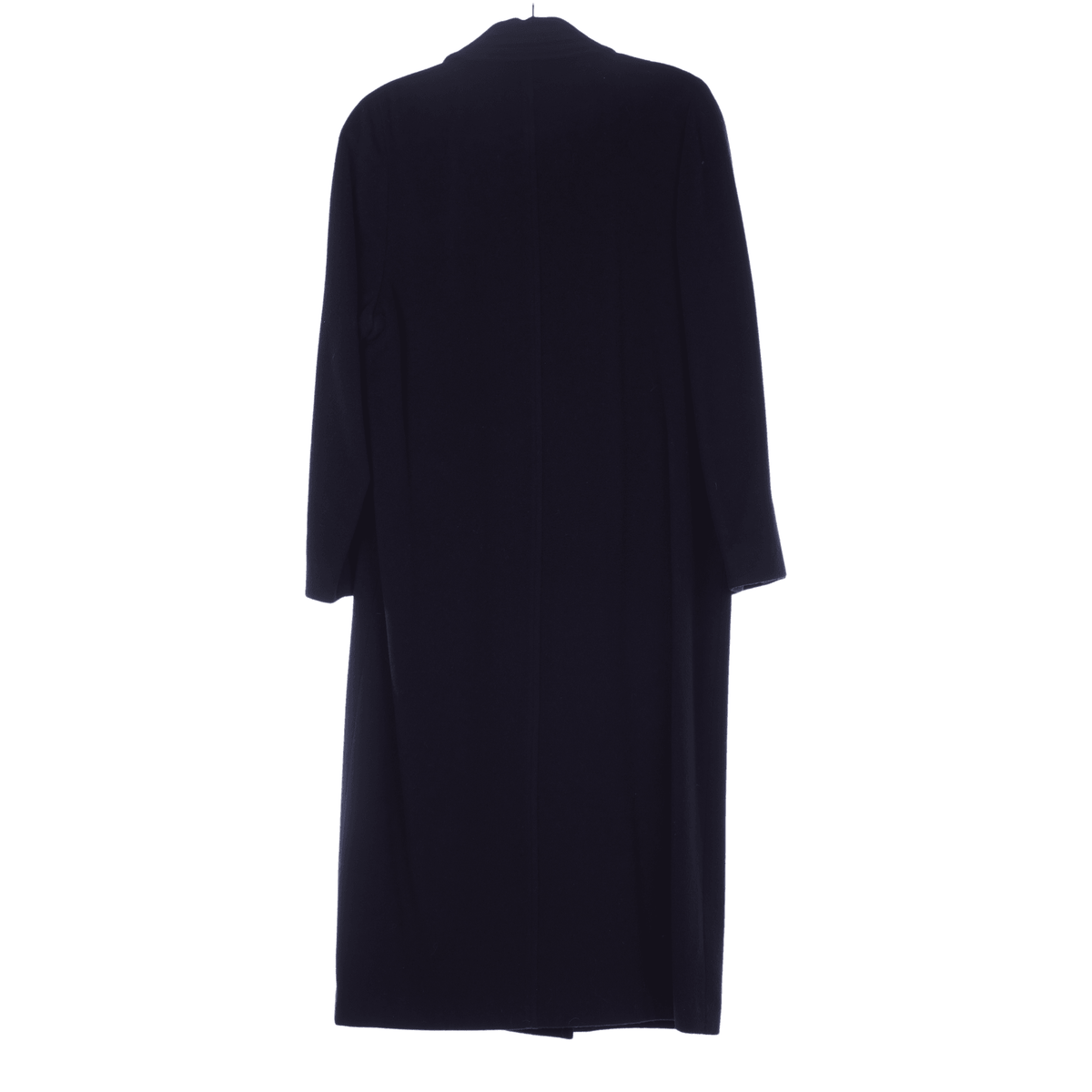 Mansfield Cashmere Wool Blend Navy Long Sleeved Coat UK Size 10 - Ava & Iva