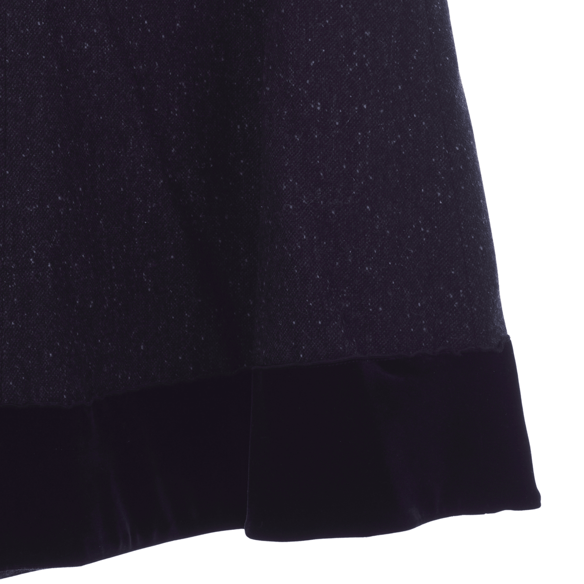 Helen McAlinden 100% Wool Dark Grey Black Fleck Skirt UK Size 16 - Ava & Iva