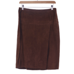 Moloh Brown Suede Skirt UK Size 10 - Ava & Iva