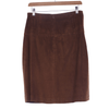 Moloh Brown Suede Skirt UK Size 10 - Ava & Iva