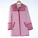 Madeleine Cotton Mix Pink & White Jacket UK Size 14