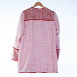 Madeleine Cotton Mix Pink & White Jacket UK Size 14 - Ava & Iva