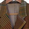 Daks Signature Pure Silk Brown Checked Jacket UK Size 16
