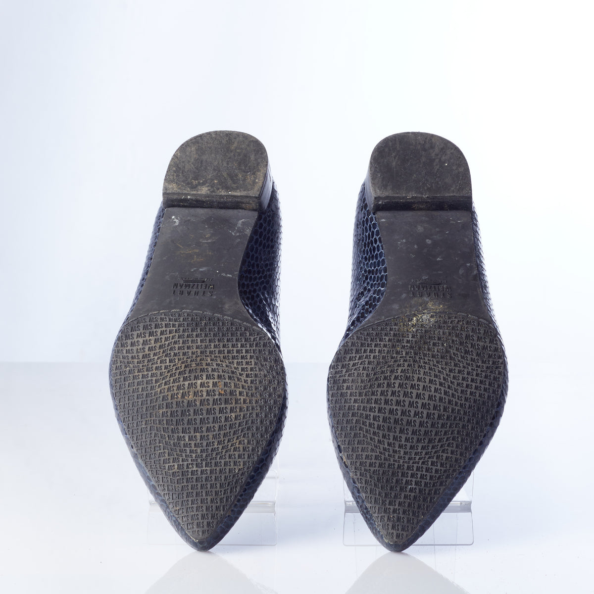 Stuart Weitzman for Russell and Bromley Dark Blue Flats Size 10