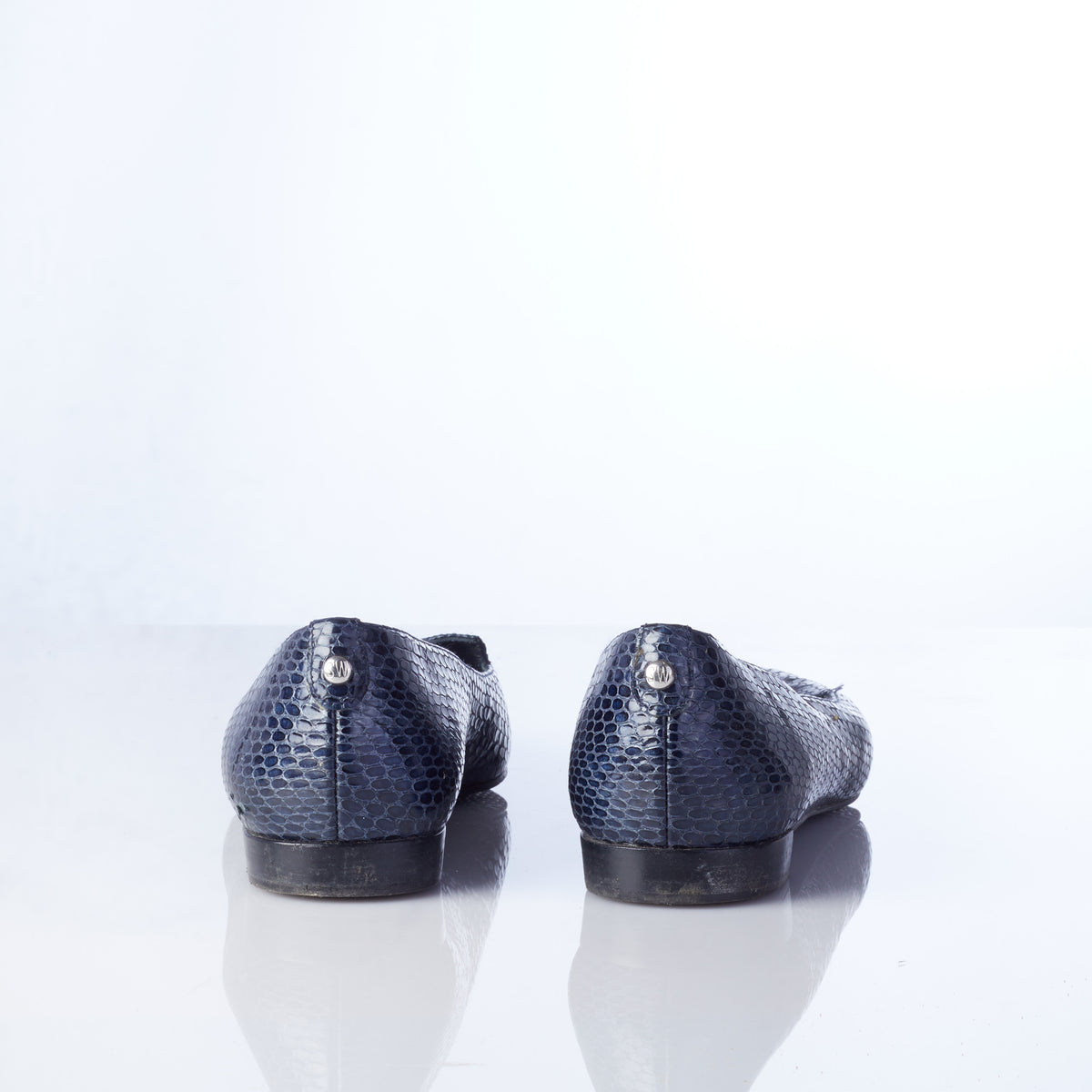 Stuart Weitzman for Russell and Bromley Dark Blue Flats Size 10