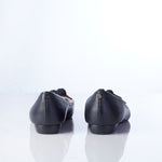 Russell and Bromley Black Flats with Tassle Decoration Size 41