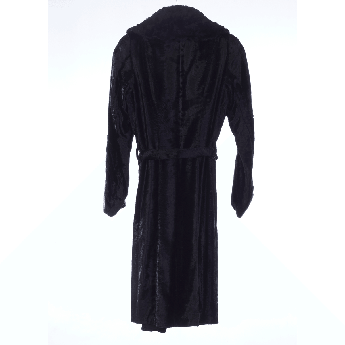 Replay Vintage Black Long Sleeved Full Length Coat UK Size 6. - Ava & Iva