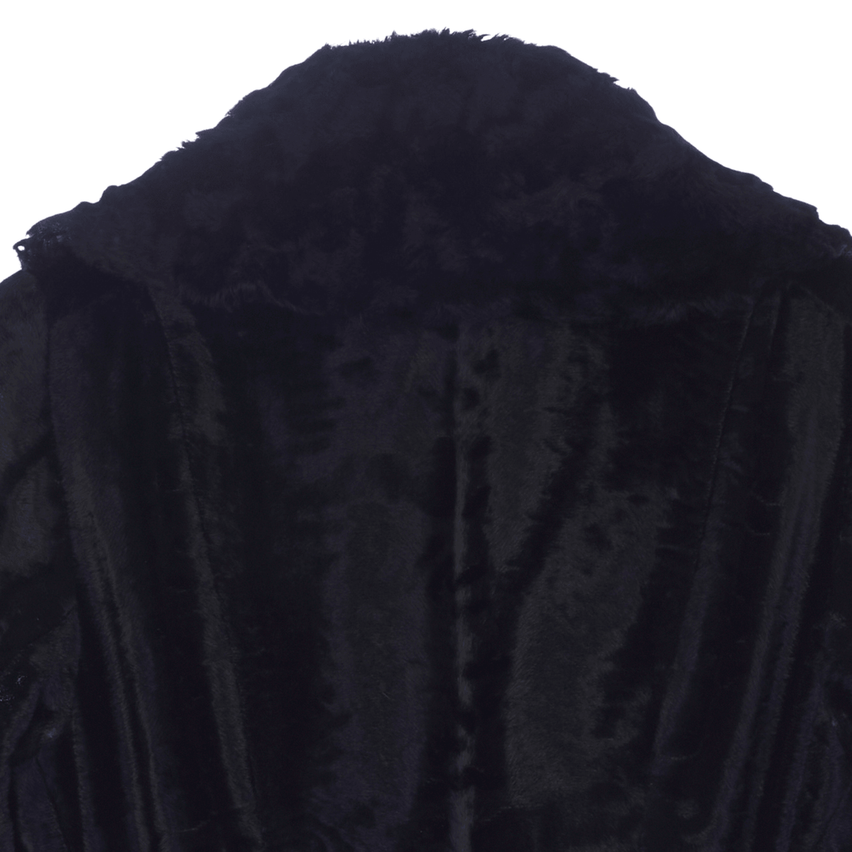 Replay Vintage Black Long Sleeved Full Length Coat UK Size 6. - Ava & Iva