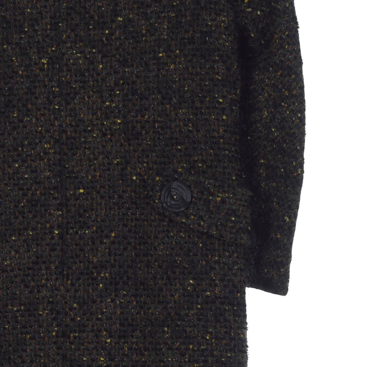 Seigal Green Multi-Flecked Vintage Long Sleeved Coat UK Size 14 - Ava & Iva
