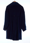 Sportsmax Wool Navy Long Sleeved Coat UK Size 16. - Ava & Iva