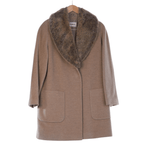 Windsmoor Wool Camel Long Sleeved Coat UK Size 10 - Ava & Iva
