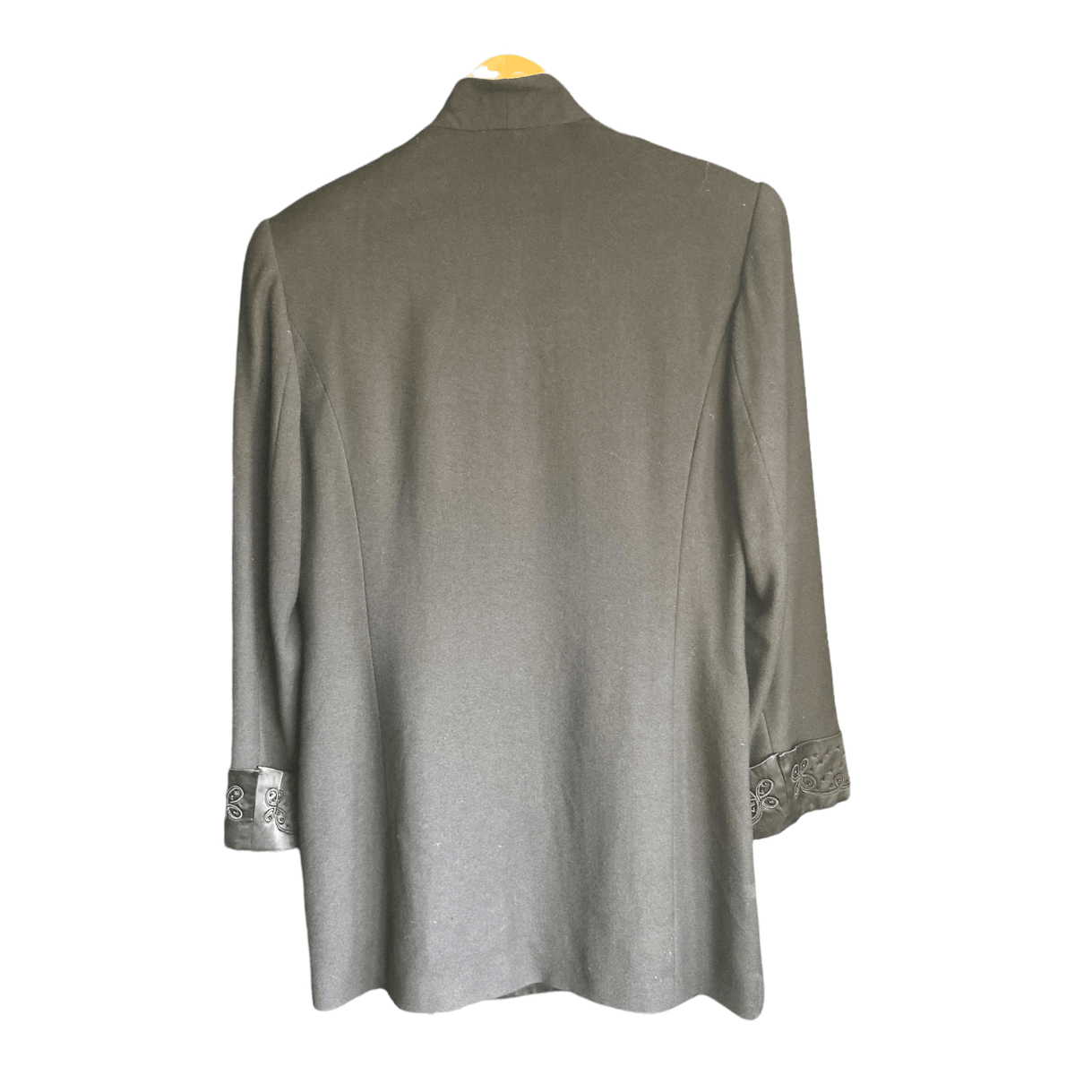 Windsmoor Wool Black Long Sleeved Coat UK Size 12 - Ava & Iva