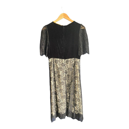Libelula Black Short Sleeved Dress UK Size 12 - Ava & Iva