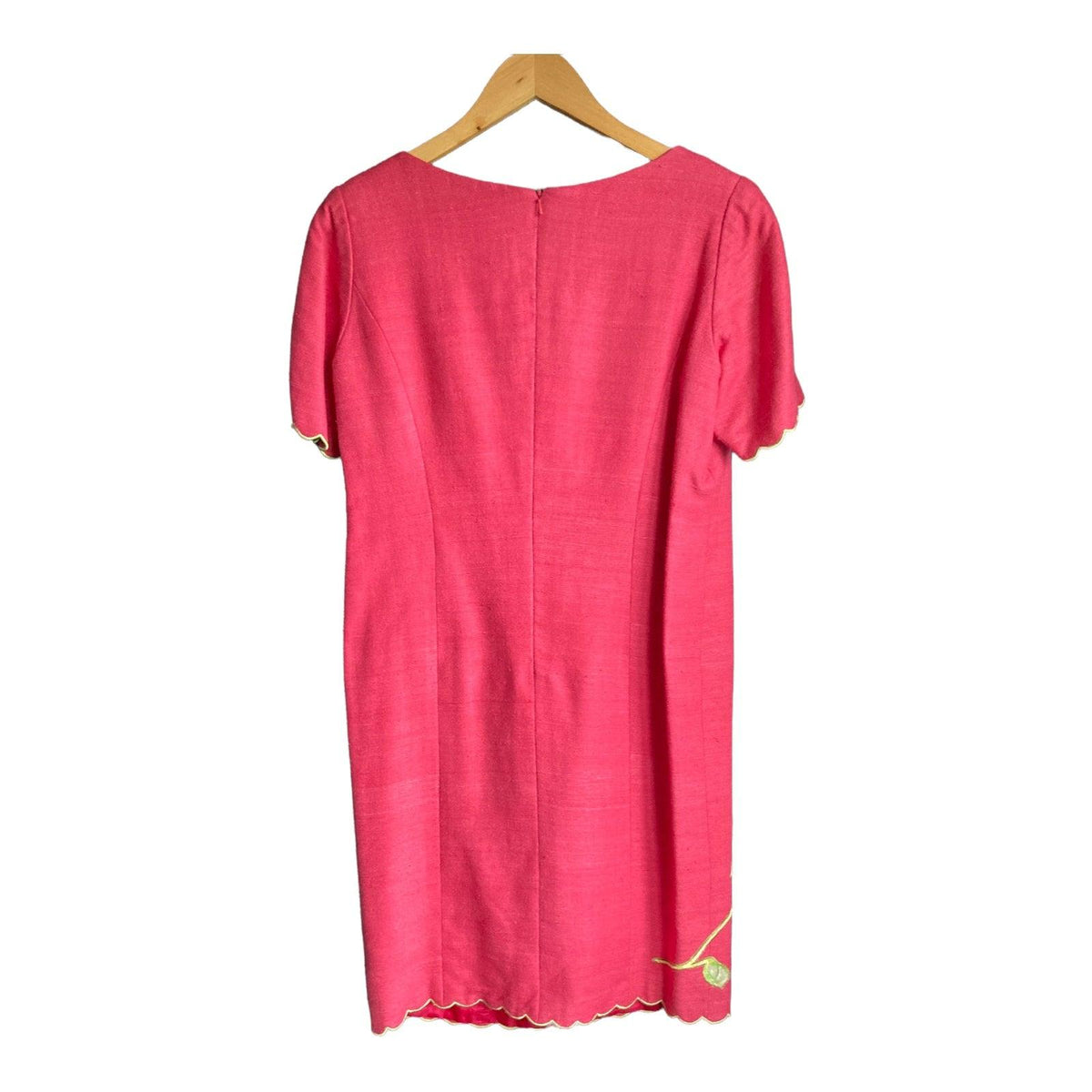 Parveen Couturie're Pink Short Sleeved Dress Suit And Long Sleeved Jacket UK Size 14 - Ava & Iva