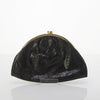 Susan Gail Genuine Snake Black Clutch Bag - Ava & Iva
