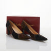 Salvatore Ferragamo Calf Suede Brown Court Shoe UK Size 7.5 - Ava & Iva
