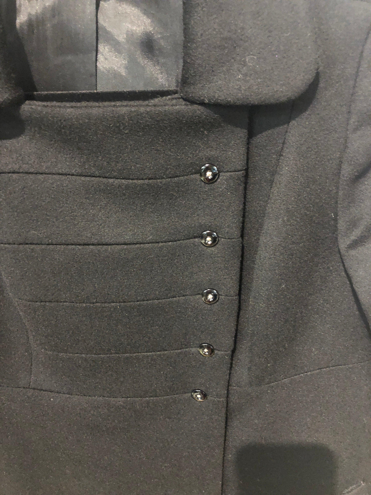 Richard Shops Vintage 1960's black style wool coat. Size 10 - Ava & Iva