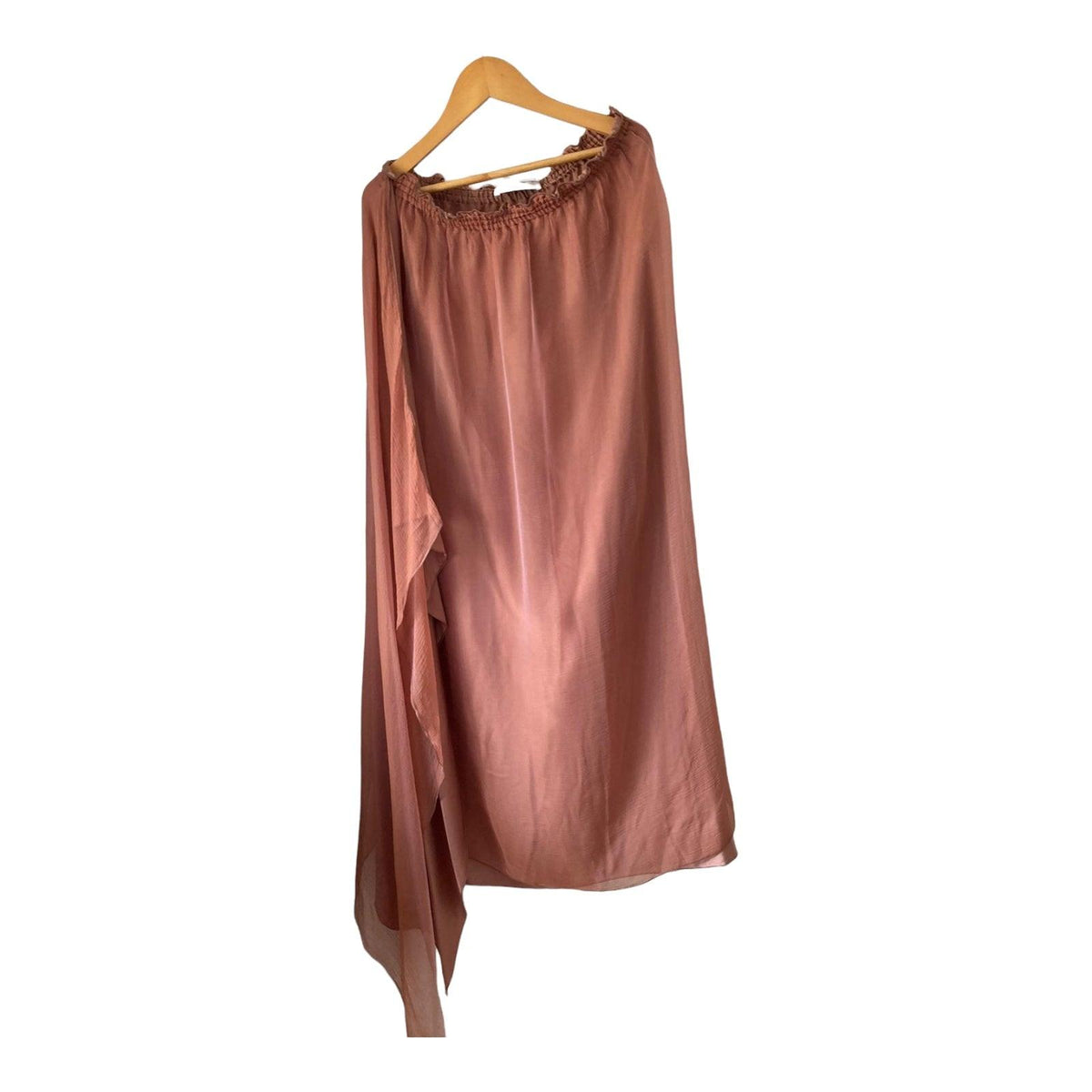 Zoran Silk Coral Skirt UK Size 10 - Ava & Iva