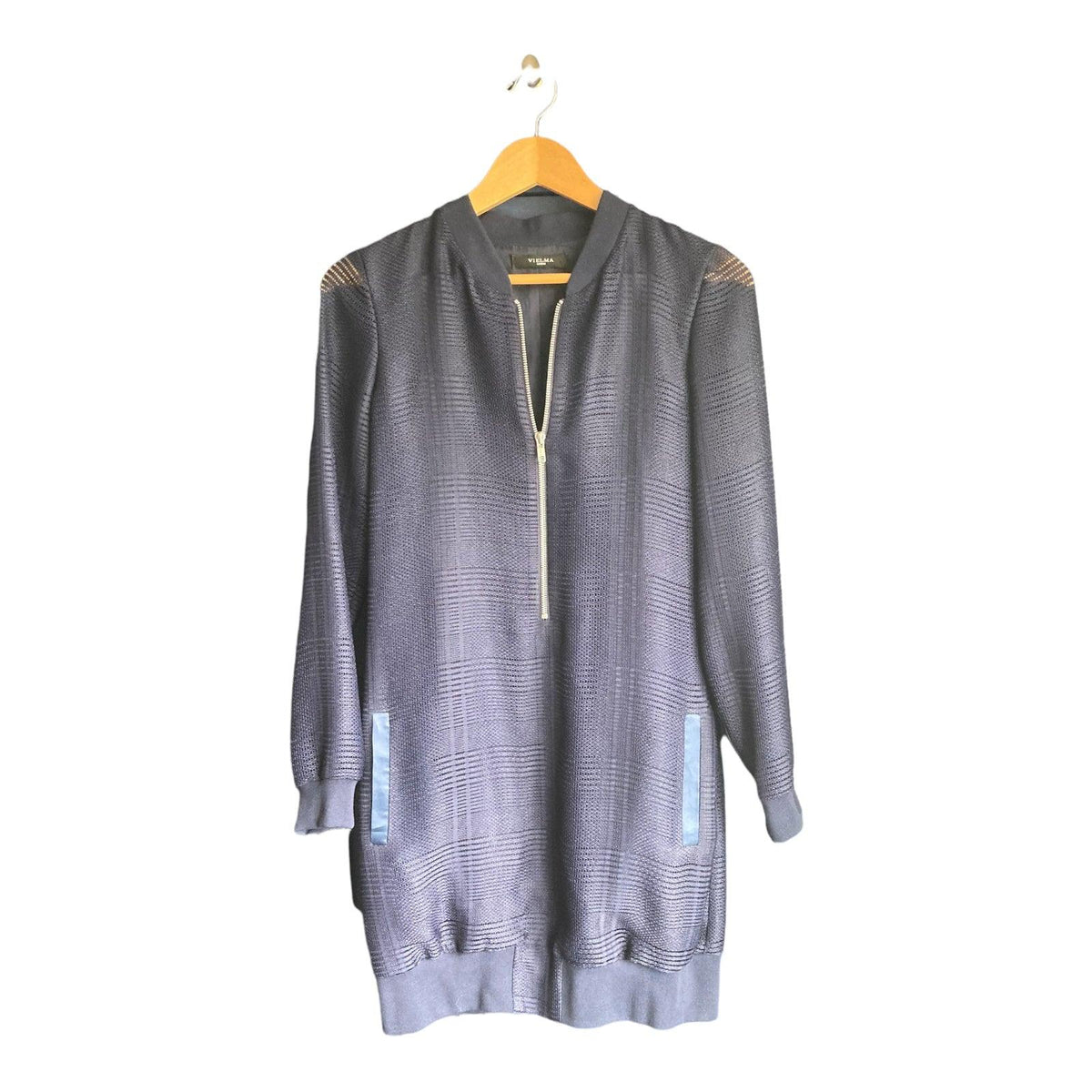 Vielma London Navy Long Sleeved Dress UK Size 10 - Ava & Iva