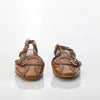 Prada Leather Brown Two Toned Sling back Sandal UK Size 3.5 - Ava & Iva