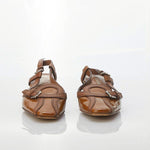 Prada Leather Brown Two Toned Sling back Sandal UK Size 3.5 - Ava & Iva