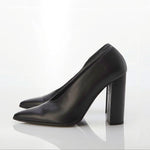 Stella McCartney Vegan Leather Black Court Shoe UK Size 4.5 - Ava & Iva