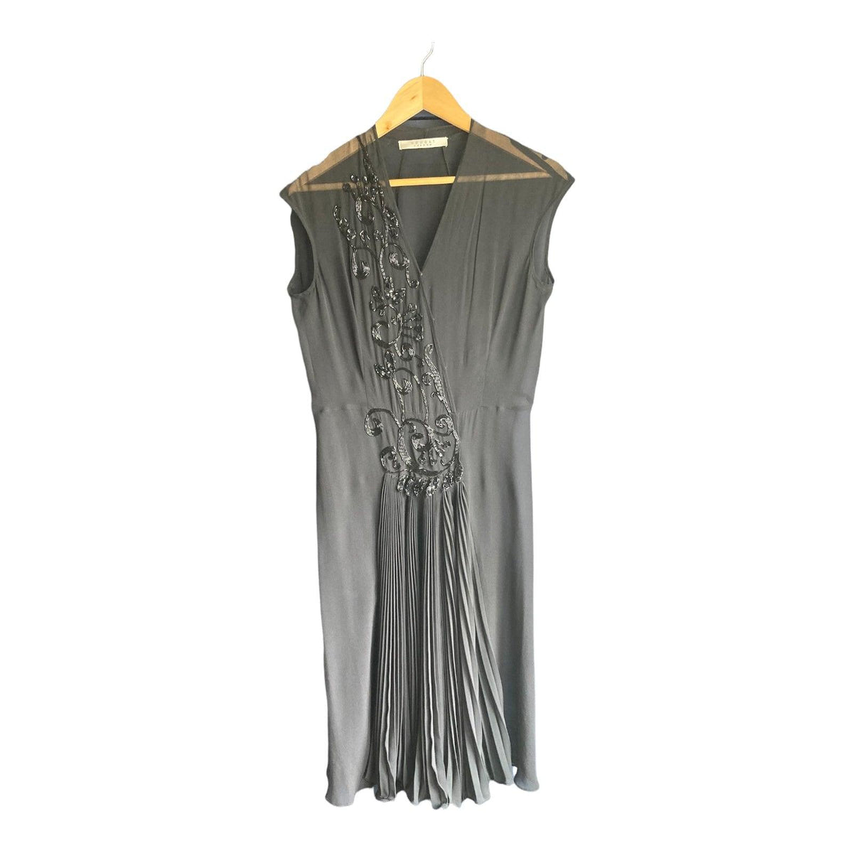 Nougat London Black Shear Sleeveless Dress UK Size 12 - Ava & Iva