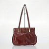 Genne Aigner Handmade Leather Burgundy Handbag - Ava & Iva