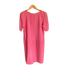 Vintage Jean Muir Wool Pink Short Sleeved Dress UK Size 12 - Ava & Iva