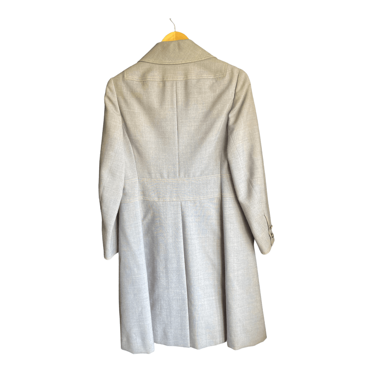 Vintage Pale Blue Long Sleeved Coat UK Size 12 - Ava & Iva
