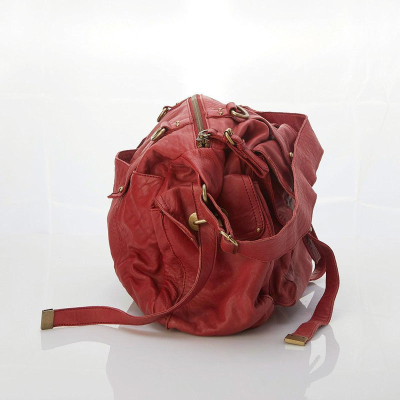 Cynthia Rowley Leather Red Handbag - Ava & Iva
